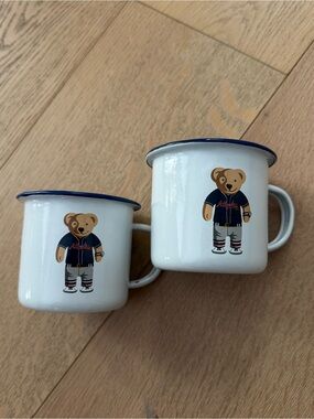 Atlanta Braves Oris Bear Mug Coffee Cups Pack of 2